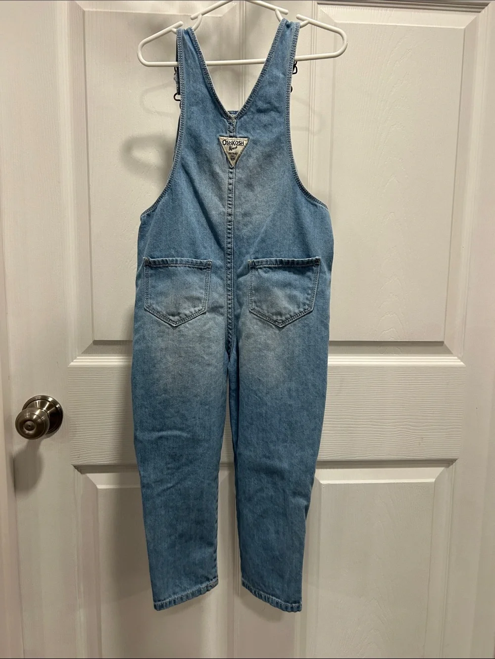 OshKosh B'gosh Light Blue Denim Overalls with Front Pocket